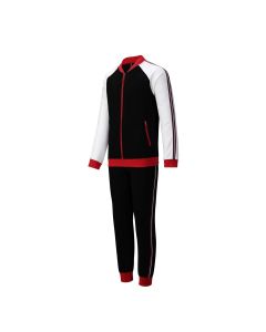 Black and White Fleece Tracksuit Mens All Size Available