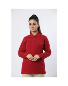 Clasic Long Sleeve Polo Shirt 165 ( Black ) All Size Available