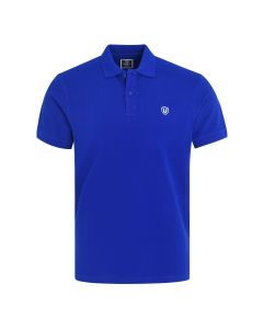 Cobalt Blue Cotton Polo Shirt