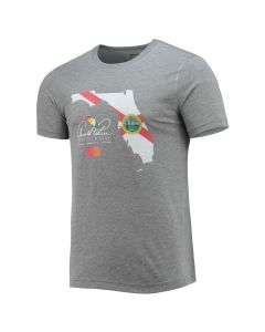 Men's Ahead Heathered Gray Arnold Palmer Invitational Florida State Flag Tri-Blend T-Shirt All Size Available