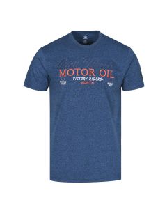 Motor Oil Graphic Cotton T-shirt