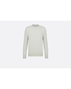 White Sweater With Cd Interlaced Signature All Size Available
