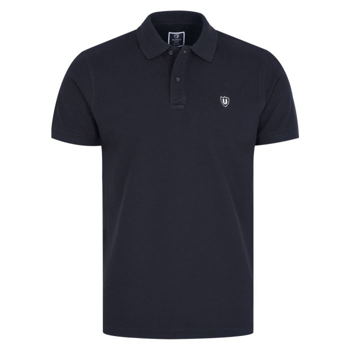 Black Cotton Polo Shirt