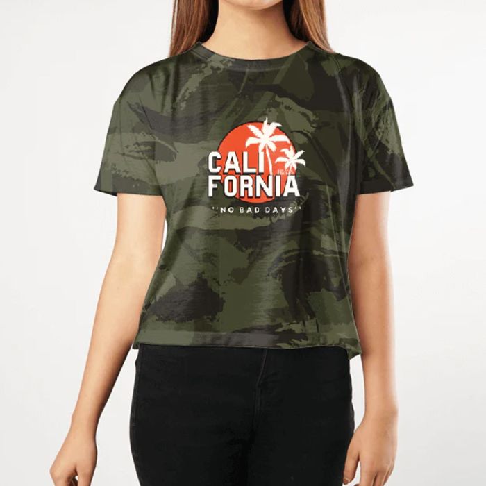 California Women Crop Top