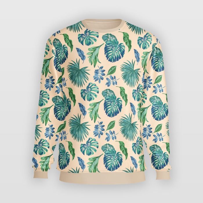 Floral Mid Summer Unisex All Over Sweatshirt All Size Available