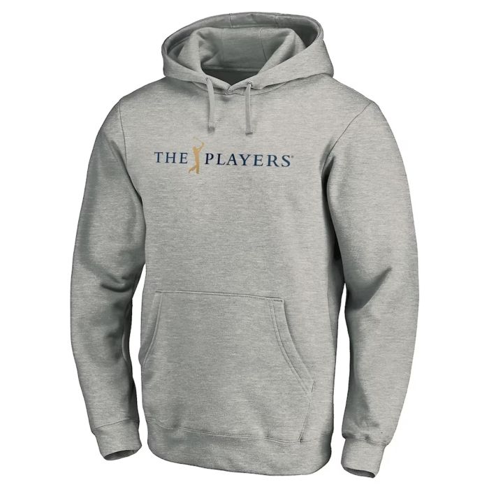 Men's Fanatics Branded Heather Gray THE PLAYERS Logo Pullover Hoodie
