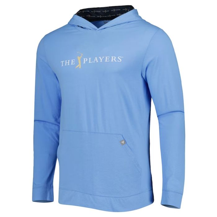 Men's Levelwear Light Blue THE PLAYERS Relay Pullover Hoodie All Size Available