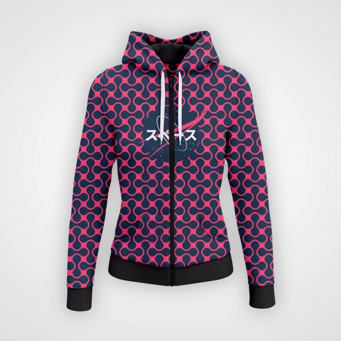 NASA Women Zipper Hoodies All Size Available