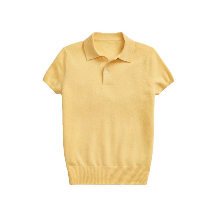 New Slim Fit Cashmere Polo Shirt All Size Available