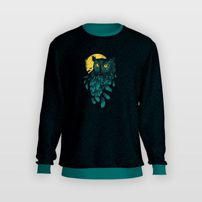 Owl’s Park Women All Over Sweatshirt All Size Available