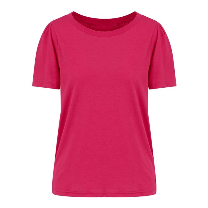 Red T-shirt With Pleats T-shirt All Size Available