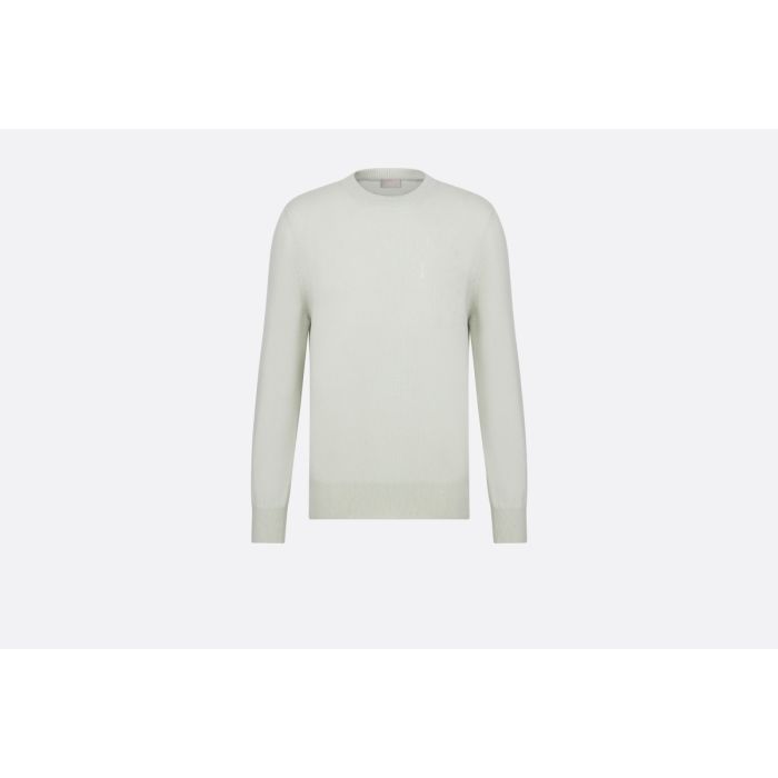 White Sweater With Cd Interlaced Signature All Size Available