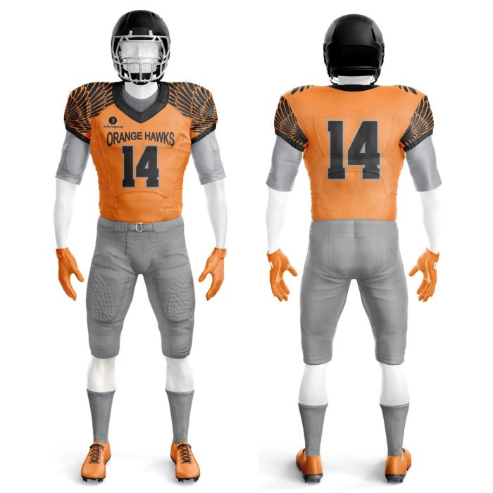Wholesale custom cheap american football jersey Team Player Name American Football Uniform For Youth
