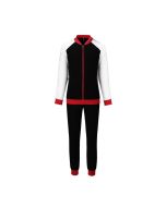 Black and White Fleece Tracksuit Mens All Size Available