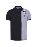 Blackgrey Cotton Polo Shirt