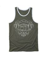Camp Site Ringer Tank Top All Size Available