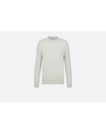 White Sweater With Cd Interlaced Signature All Size Available